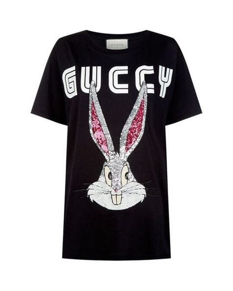 maglietta gucci con bugsbunny|maglieria gucci donna.